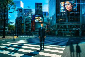 渋谷交差点のデジタル異常